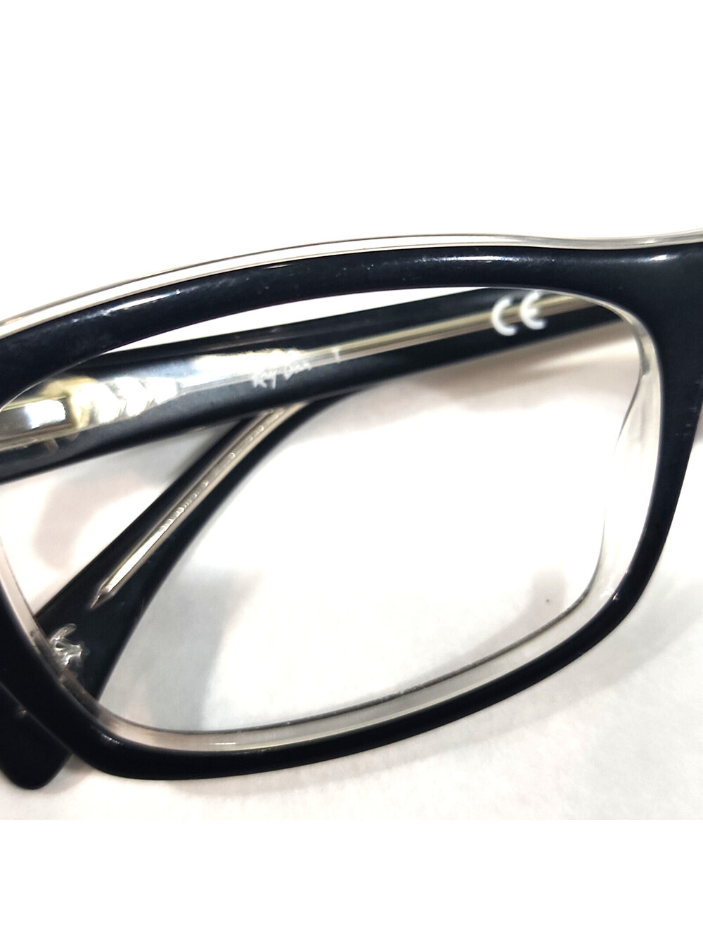 Ray Ban RB5255 2034 Black Rectangular Cat Eye Eyeglasses 51-16 135 - Picture 7 of 7